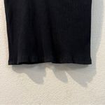 Free People Beach Happy Hour Mini Dress Black Blouson Ribbed Stretch Cutout S Photo 5