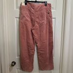 Women’s Pilcro Anthropologie The Breaker Corduroy Pants Coral Size 31 NWT Pink Photo 4