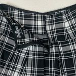 Royal Bones  women's small pleated mini skirt black white plaid tripp NYC punk gr Photo 7