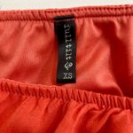 Full Tilt Orange ruffled strapless belted sundress by Women's xs boho hi low hem Photo 6