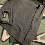 Full Tilt NWOT 100% Cotton Dark Green Raised Floral Long Sleeve Top XS Preppy Photo 1