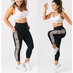 Zyia  leopard print sides Brilliant high rise 4 athletic leggings Photo 3