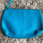 Elizabeth Arden Electric Blue Clutch Textured Bold Gold Zip Bright Gen Z Minimal Photo 1