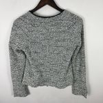 Club Monaco  Boucle Zip Jacket Womens Small Black White Quiet Luxury Minimalist Photo 3