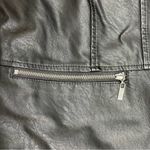 Christopher & Banks  | Black Zip-Up Faux Leather Jacket | PXL Photo 5