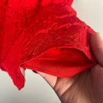 Amanda Uprichard  Russo Top Ruby red size large babydoll tank top Photo 2