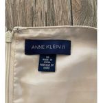 Anne Klein II Women's Cream Back Zip Mini Skirt Size 10 Photo 2