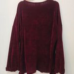 Fantastic Fawn  Boutique Vneck  Maroon Oversized sweater sz Medium Photo 50
