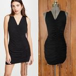 Ramy Brook NWT Shiloh Ruched Bodycon Sexy Mini Little Black Dress - Size XS Photo 14