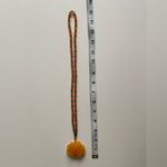 Elegant Ethnic Style Imitation Amber Rose Pendant Sweater Chain‎ Pendant Photo 5