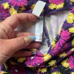 LuLaRoe  Leggings Floral Purple Yellow One Size Photo 2