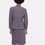 J.Crew  Going Out Blazer In Navy Blue/Pink Confetti Tweed Women’s 4 Photo 2