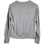FOR THE REPUBLIC  Women Gray‎ Waffle Knit Long Sleeve Pullover Sweatshirt Top S Photo 1