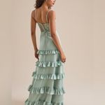 Altar'd State Dress Maxi Malinda Corset Ruffle Photo 2