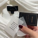 Michael Costello NEW NWT  X Revolve Hilary Ruched Gown In Ivory Photo 8