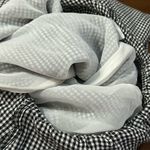 American Eagle Outfitters One Shoulder Gingham Cropped Culotte Jumpsuit Photo 8