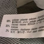 ZARA Women's Gray Houndstooth Tapered Straight Cropped Trouser Dress Pants Sz 2 Photo 4