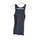 Splendid Women's Navy Ribbed Tank Top Large Photo 8