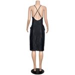 THE FRANKIE SHOP Venice Slip Dress, Black, Small Black Photo 6