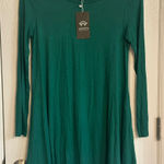 Long Sleeve Green Dress with Pockets. Lightweight Fall NWT Size XS Photo 0