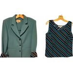 Vintage Studio I Petite Blazer Jacket & Top Set Size 10P Photo 1