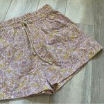 J.Crew  Eco Printed Paddle Shorts Paisley Print Purple (XXSmall) Photo 8