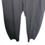 Ganni  Womens Black Green Pinstripe Barrel Pants Size 46 US 16 Photo 3