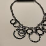 Apt. 9 NWT $20 -  Gunmetal Tone Metal Chain With Circle Dangles Photo 7