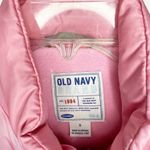 Old Navy  Sz Small Pink Quilted Puffer Vest Womens Fleece Lined Zip Pockets Photo 3