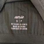 Aerie  Dark Green Ribbed Top Photo 1