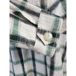 ZARA  Shacket Jacket Green Plaid Overshirt Button Front Shirt XS Extra‎ Small Photo 10