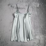 LA Intimates Dress Womens Small Shimmer Blue Babydoll Chemise Lingerie Vintage Photo 2