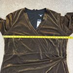 Tommy Hilfiger  Gold Shimmer Knit Sheath Dress Plus Size 22W Photo 7