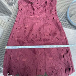 Free People X Saylor Jessa Floral Mini Party Dress crochet floral Sz S Photo 12