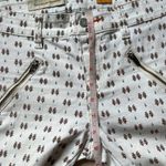 Pilcro and the Letterpress Cream Paisley Floral Pattern Slim Denim Jeans Size 27 Photo 8