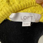 Loft  Womens Sweater Size XXL‎ Ann Taylor Gold Mustard Pullover Textured NEW Photo 5
