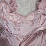 Mac Duggal Blush Pink Satin Puff Sleeve Cocktail Dress Size 8 NWT Photo 7