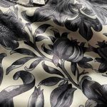 Valerie Stevens Vintage Valerie Steven’s 100% silk long sleeve floral blouse ivory/gray 10 Photo 3