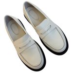 Quince Like New  Italian Leather Lug Sole Loafers Bone Size 7 Photo 3
