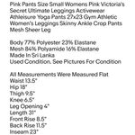 PINK - Victoria's Secret Pink Pants Size Small Womens  Ultimate Leggings Activewear  Photo 6
