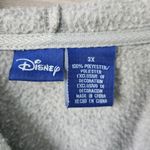 Disney I Love Being GRUMPY Vtg 90s Gray Activewear Fleece Zip Hoodie Size 3X Photo 5