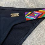 Banana Moon Black Bikini Bottom with Embroidered Side Details – Size 38 (M/6) Size M Photo 1