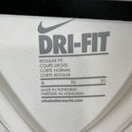 Nike  Dri-FIT Women’s XL White V-Neck Short Sleeve Athletic Shirt New With‎ Tags Photo 3