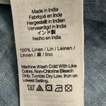 Madewell Shirred Button Up Linen Shirt Women’s Sz Small Sunfaded Blue Top NWT Photo 8