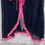 Sexy Lingerie Black w/ Pink lace Size Small Photo 2