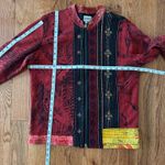 Chico's Vtg Jacket Full Zip Long Sleeve Cotton/Rayon Embroidery Trim, Sz 1 Photo 8