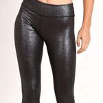 Beyond Yoga  Shimmer Essential Long Leggings Black/Silver Foil Photo 0