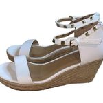 Esprit  Romy White Open Toe Platform Espadrille Shoes Photo 4