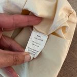 Badgley Mischka Embellished Top Sequins Floral Cotton V Neck Blouse Size 8 Tan Photo 5