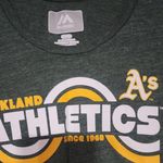 Oakland athletics women's shirt size small Green Photo 2